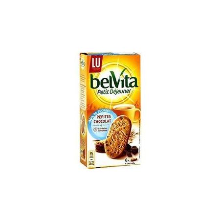 Lu Biscuits Petit Déjeuner Pépites De Chocolat Belvita : La Boite 24 - 300 G