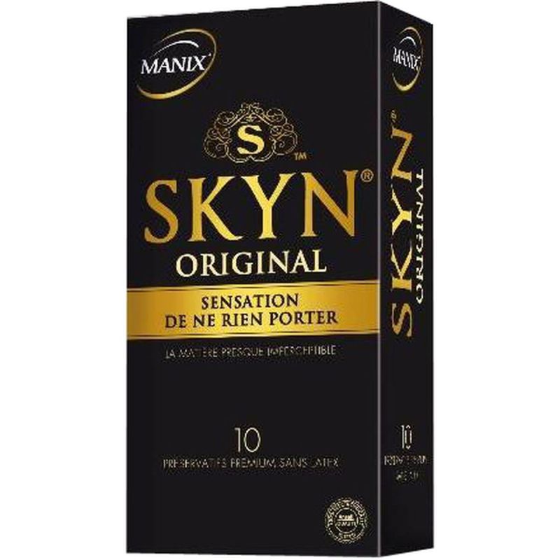 Manix 10 Preservatifs Skin Originaux