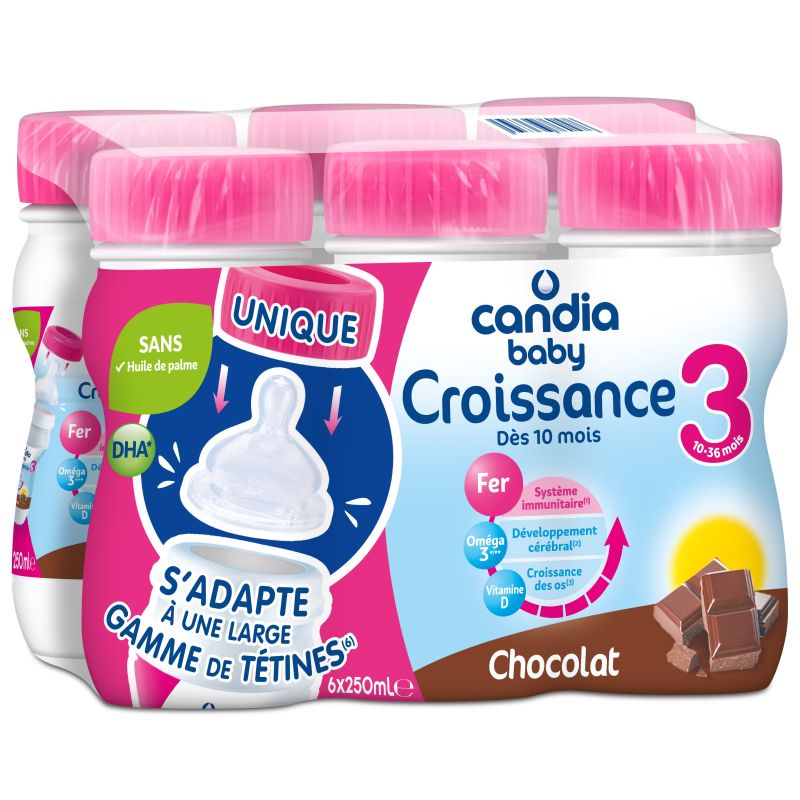 Candia Lt Baby 3 Choco 6X25Cl