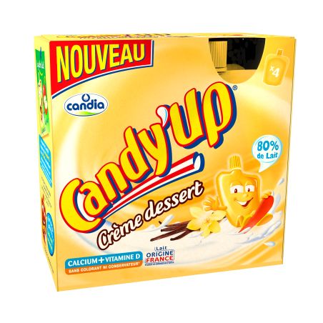 Candy'Up Candy Up Gourde Vanille 4X85G