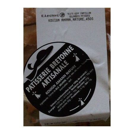 Stephan Patisserie 450G Kouign Amann Nature D21