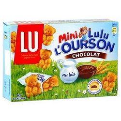 Lu Mini Ourson Chocolat 165G