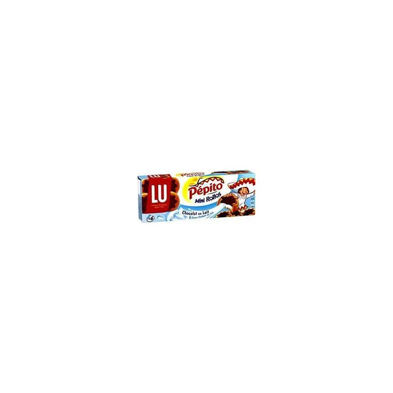 Lu Biscuits Mini Rollos Chocolat Au Lait Pepito : Les 6 Sachets De 37,5 G