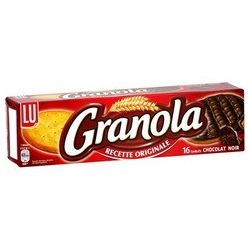Lu Biscuits Sablés Chocolat Noir Granola : Le Paquet De 16 - 195 G