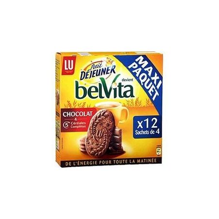 Lu Belvita Biscuits Petit Déjeuner Chocolat/Céréales 600G