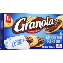 Lu Biscuits Sablés Chocolat Lait Granola : La Boite De 18 - 225 G