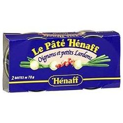 Henaff Henaf Pate Oignon/Lardon 2X78G