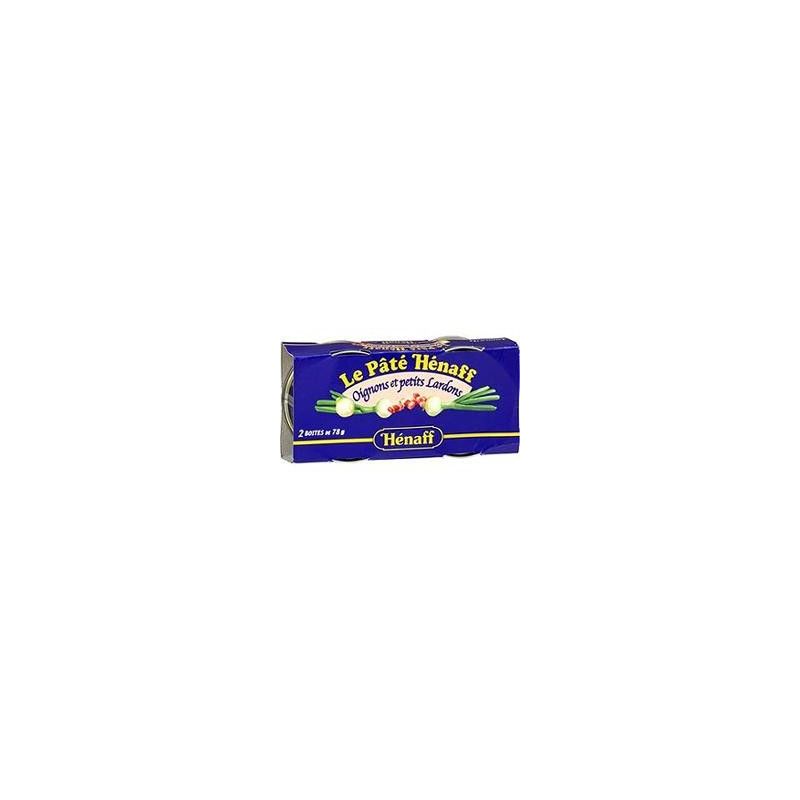 Henaff Henaf Pate Oignon/Lardon 2X78G