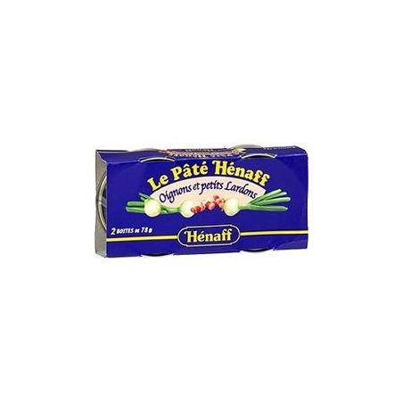 Henaff Henaf Pate Oignon/Lardon 2X78G