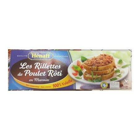 Henaff Henaf Rilette/Poulet Roti3X72G