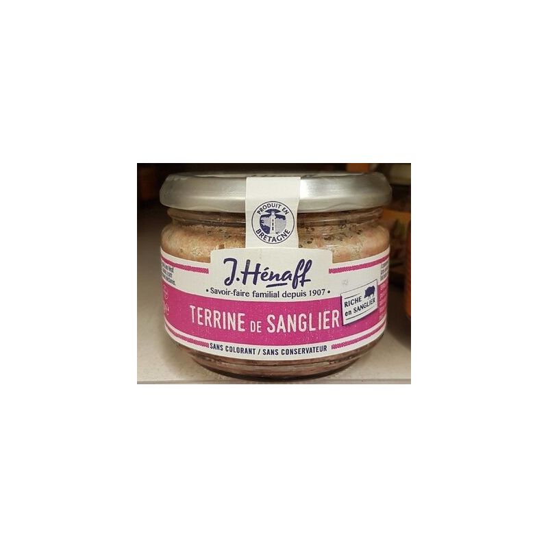 Henaff Terrine Sanglier 180G