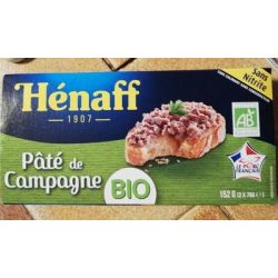 Henaff Pate Campagne Bio 2X76G
