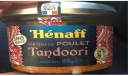 Henaff Hen.Tartinade Plt Tandoori90G