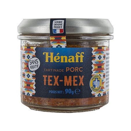 Henaff Hen.Tartinade Porc Tex Mex 90G