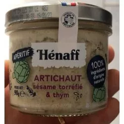Henaff Tar.Artichaut Thym 90G