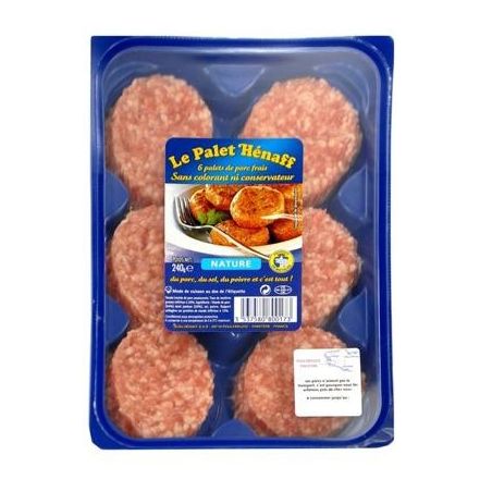 Henaff 6X40G Palets Frais Nature