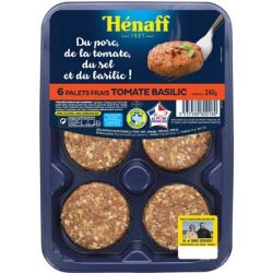 Henaff 6X40G Palets Frais Tom/Basilic
