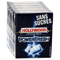 Hollywood 73G Dragees Sans Sucre Powerfresh