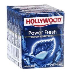 Hollywood dragées Power Fresh s/sucres