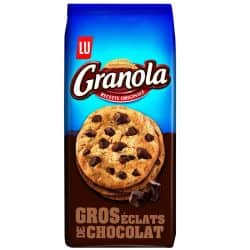 Lu Cookies Éclats Chocolat Granola : Le Paquet De 8 - 184 G