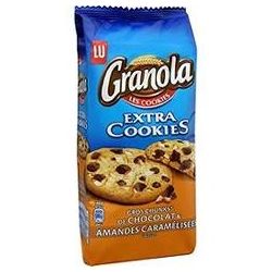 Lu Cookies Éclats Chocolat/Amandes Granola : Le Paquet De 8 - 184 G