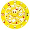 6 Assiettes 23Cm Smiley Carton