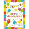 6 Sachets Cadeaux Joyeux Anniv