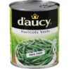 D'Aucy Haricots Verts Très Fins 4/4 : La Boite De 440G