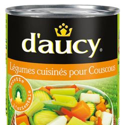 D'Aucy Légumes Cuisinés Pour Couscous 4/4 : La Boite De 800 G