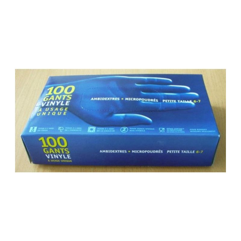 10X100 Gants Vinyl T.L