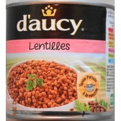 D'Aucy 1/2 Lentilles Preparees