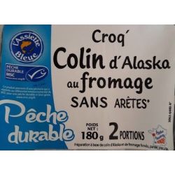 Assiette Bleue Croq Poisson From.X2 A.Bl