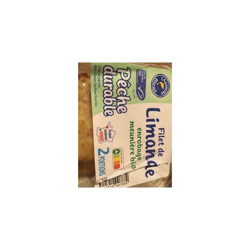 Assiette Bleue Ab F.Limande Enrob Me Bio 200G
