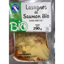 Lasagnes De Saumon Bio 290G