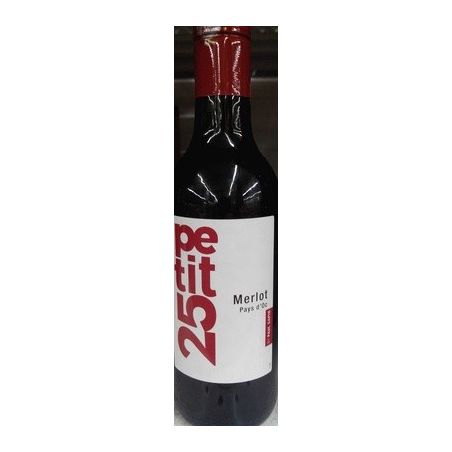 Vin Pays D'Oc 25Cl De D Oc Merlot Petit 25