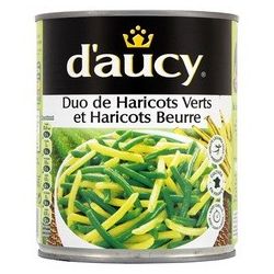 D'Aucy Bte 4/4 Haricot Vert/Haricot Beurre D Aucy