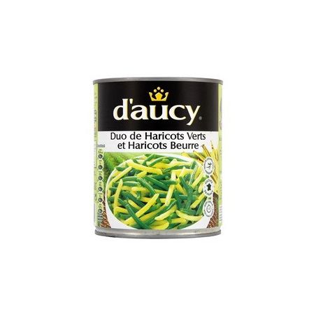 D'Aucy Bte 4/4 Haricot Vert/Haricot Beurre D Aucy