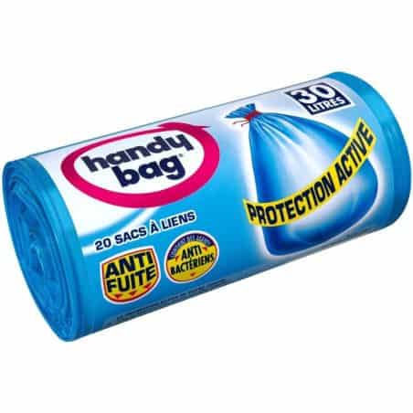 Handy Bag 20 Sacs Poubelle 30L Protection Active