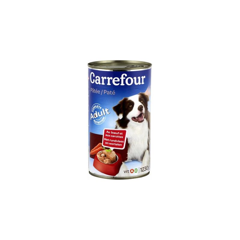 Carrefour 3/2 Ptées Pour Chiens Bœuf/Carotte Crf