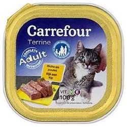 Carrefour 100G Terrine De Poulet Pour Chat Crf