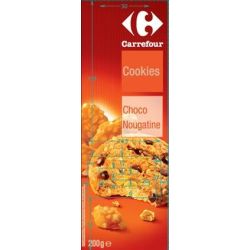 Carrefour 200G Cookies Chocolat Nougat Crf