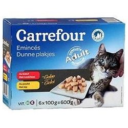 Carrefour 6X100G Assortiment D'Emincés De Viandes En Gelée Crf