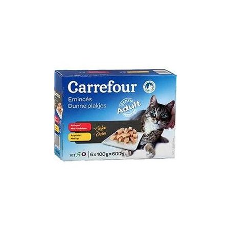 Carrefour 6X100G Assortiment D'Emincés De Viandes En Gelée Crf