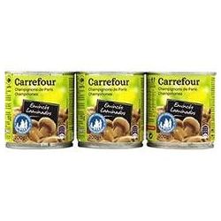 Carrefour 3X1/4 Champignons Emincés Crf