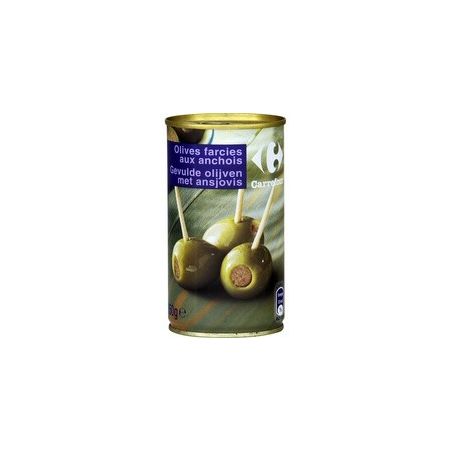 Carrefour 1/2 Boîte D'Olives Farcies Aux Anchois Crf