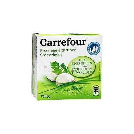 Carrefour 150G Fromage À Tartiner Ail Et Fines Herbes Crf