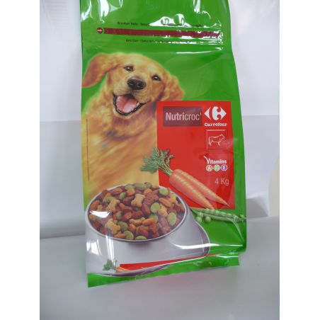 Carrefour 4Kg Croquettes Pour Chiens Boeuf/Légumes Crf