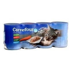 Carrefour 4X1/2 Ptées Pour Chats Assortiment De Bouchées Crf