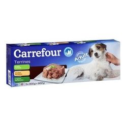 Carrefour 3X300G Terrines Pour Chiens Crf