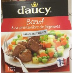 D'Aucy 300G Boeuf Sauce Poivre Legumes Mo D Aucy